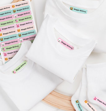 Clothing Labels For Kids: Marble Clothing Labels
